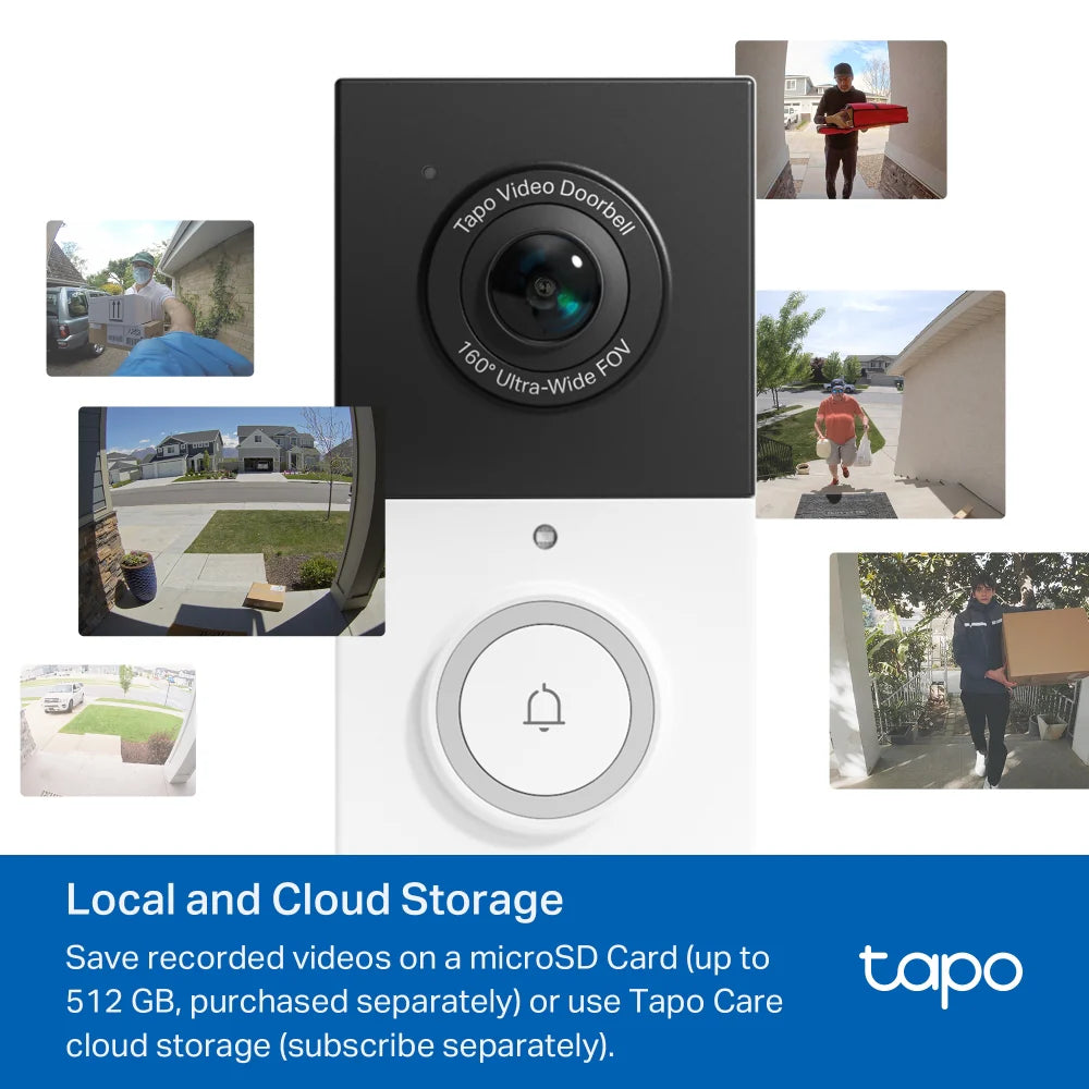 TP-Link Tapo D210 Video Doorbell Camera TP-Link Tapo D210 Video Doorbell Camera