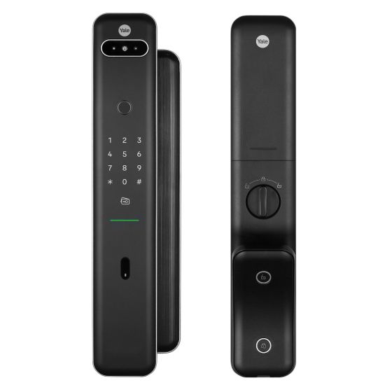 Black electronic door locks australia with digital keypad on a white background Black electronic door locks australia with digital keypad on a white background