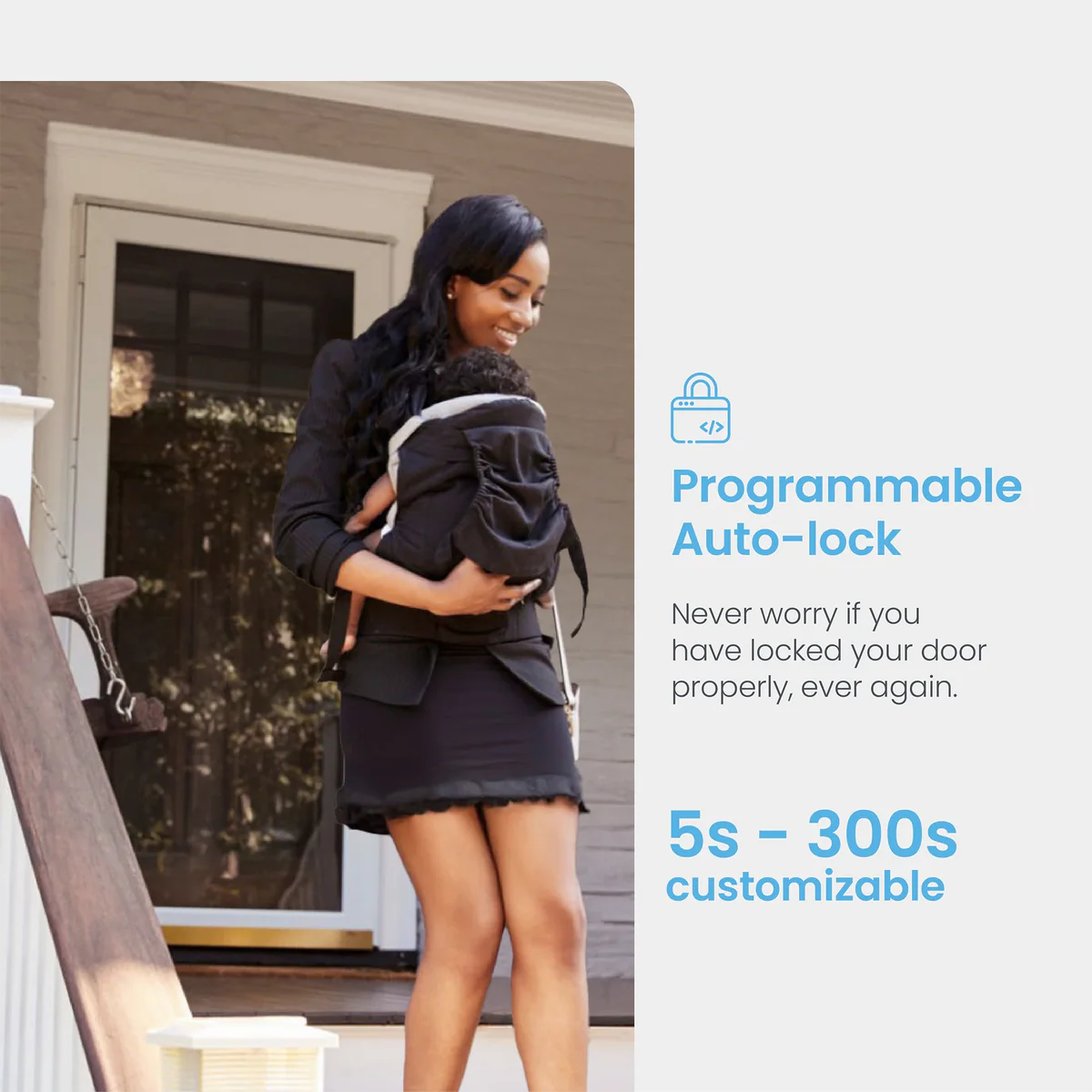 Lockly Secure Plus Smart Lock Latch Lockly Secure Plus Smart Lock Latch