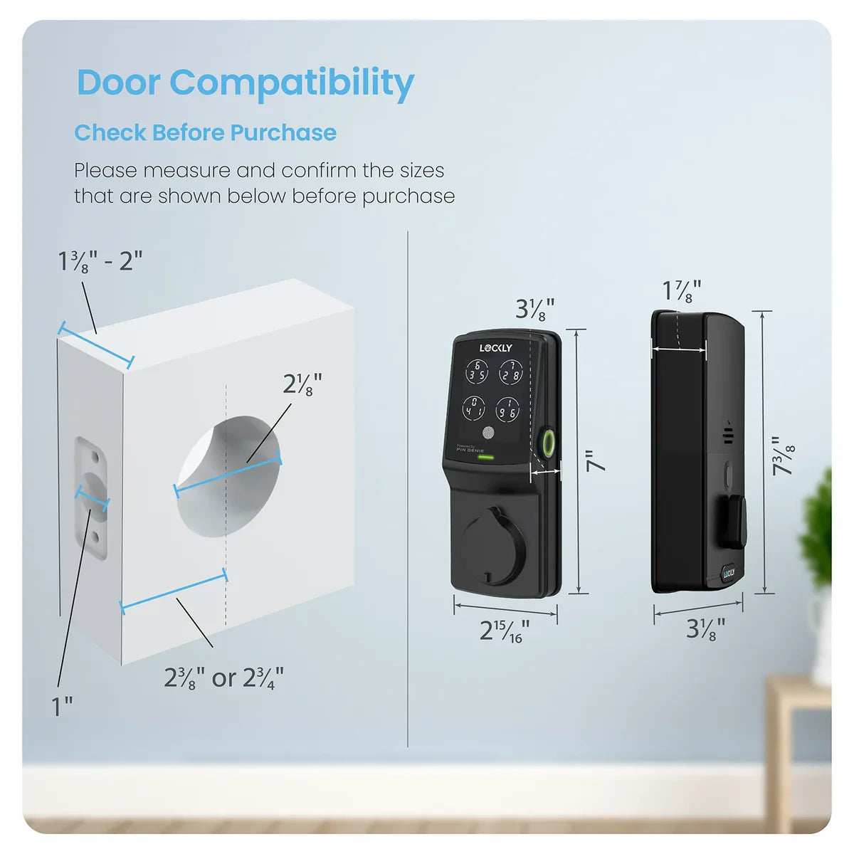 Lockly Secure Plus Smart Lock Deadbolt Lockly Secure Plus Smart Lock Deadbolt