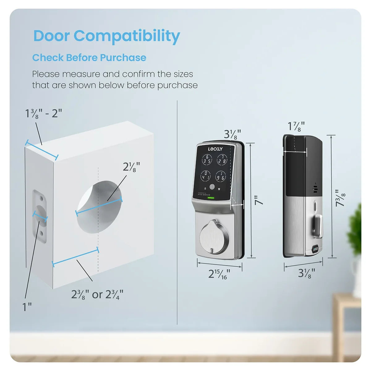 Lockly Secure Plus Smart Lock Deadbolt Lockly Secure Plus Smart Lock Deadbolt