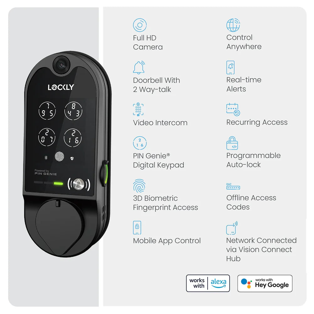 Lockly Vision™ Smart Lock Lockly Vision™ Smart Lock