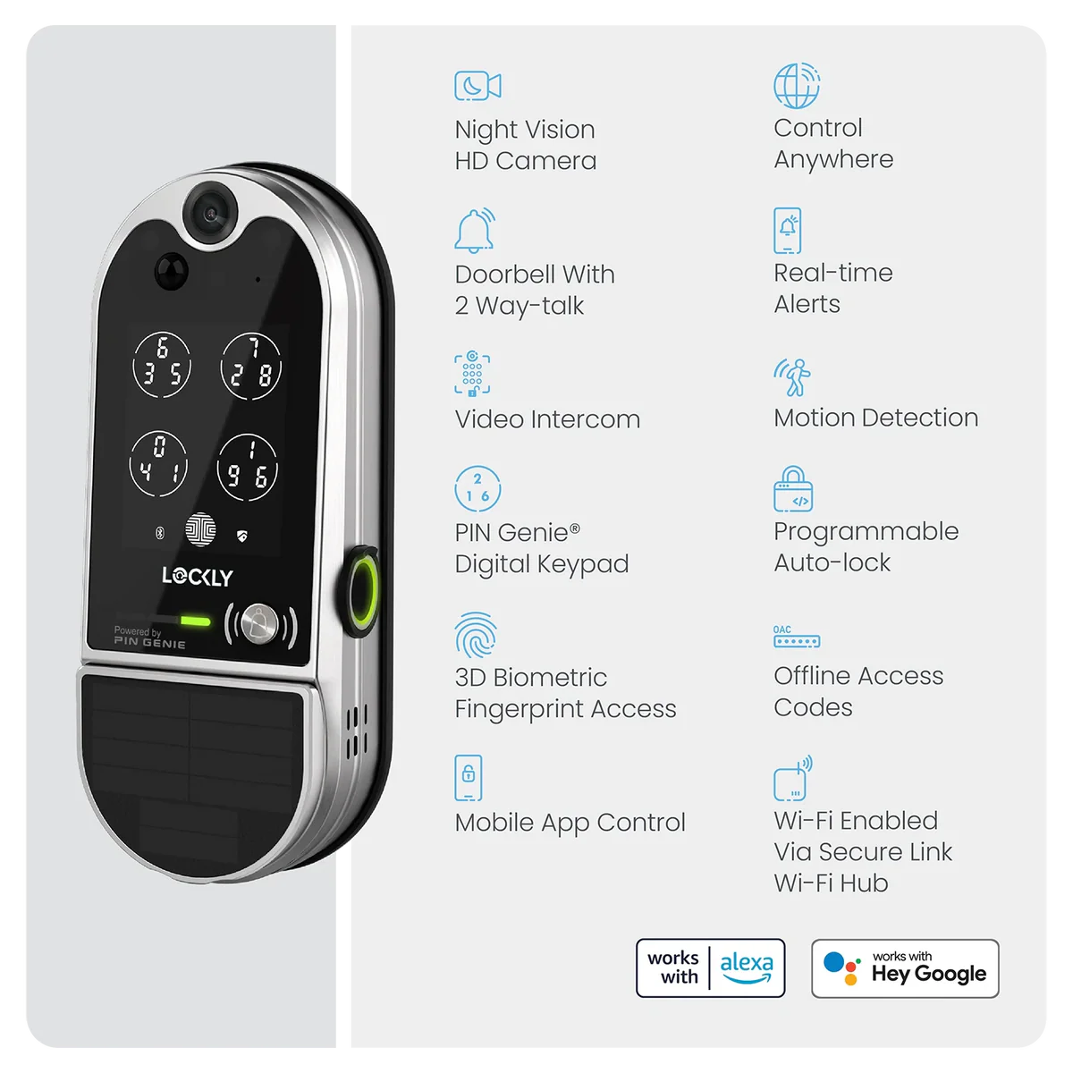 Lockly Vision Elite Smart Lock Lockly Vision Elite Smart Lock