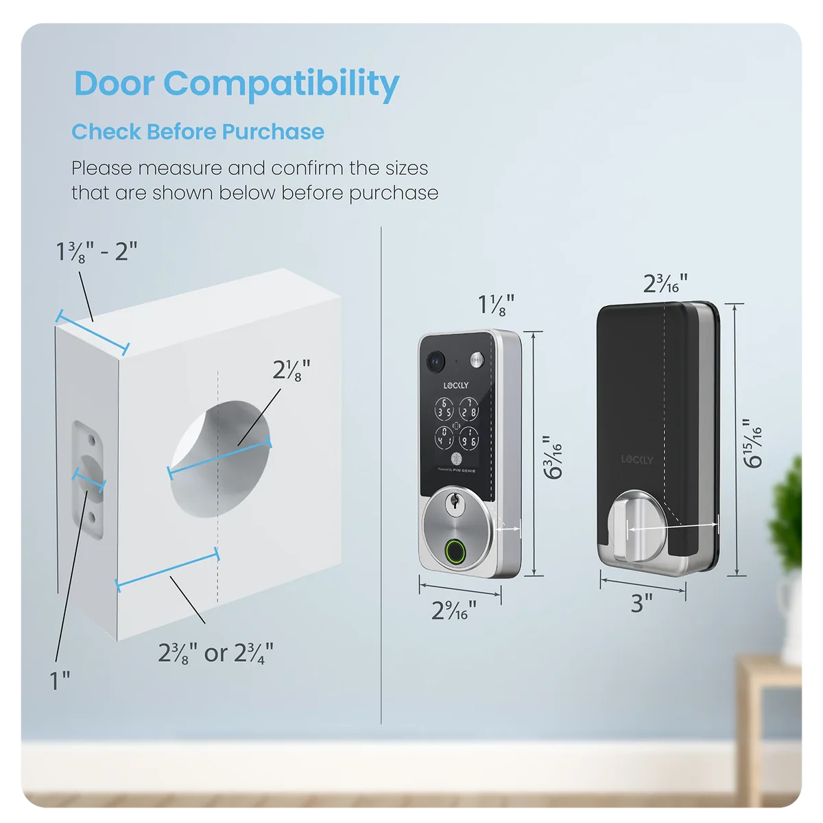 Lockly Vision Zeno Smart Lock | 2K Video Doorbell + Apple Home Key Australia Lockly Vision Zeno Smart Lock | 2K Video Doorbell + Apple Home Key Australia
