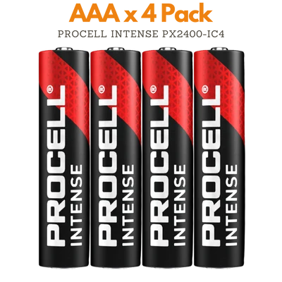 Procell Intense PX2400 AAA Batteries – 4 Pack Procell Intense PX2400 AAA Batteries – 4 Pack