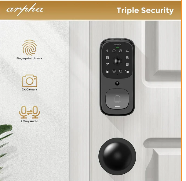 ARPHA Wi-FI Smart Door Lock 5-in-1 Fingerprint Keyless Entry Door Lock ARPHA Wi-FI Smart Door Lock 5-in-1 Fingerprint Keyless Entry Door Lock