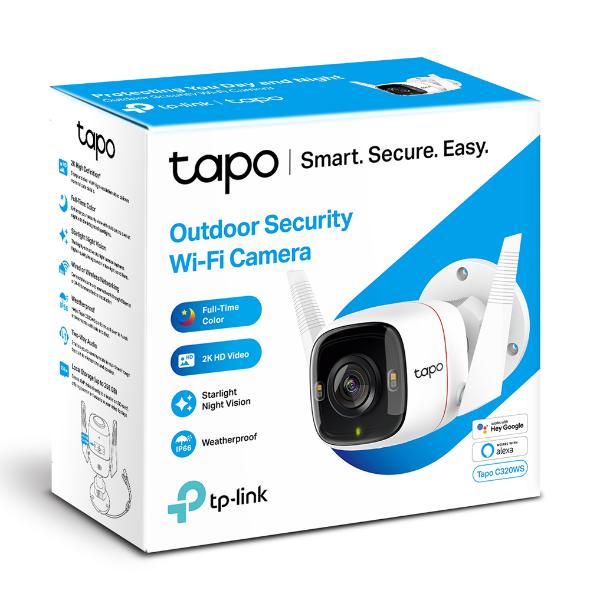 TP-Link Tapo C320WS Outdoor Security Wi-Fi Camera TP-Link Tapo C320WS Outdoor Security Wi-Fi Camera
