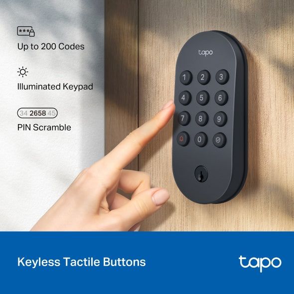 TP-Link Tapo DL100 Smart Wi-Fi Deadbolt TP-Link Tapo DL100 Smart Wi-Fi Deadbolt