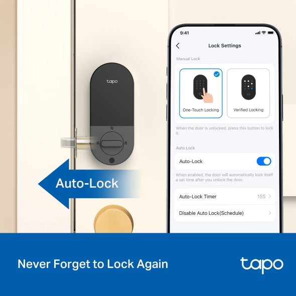 TP-Link Tapo DL100 Smart Wi-Fi Deadbolt TP-Link Tapo DL100 Smart Wi-Fi Deadbolt