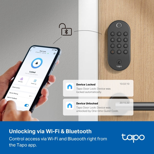 TP-Link Tapo DL105 Smart Wi-Fi Deadbolt TP-Link Tapo DL105 Smart Wi-Fi Deadbolt