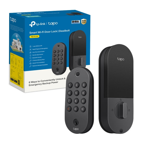 TP-Link Tapo DL105 Smart Wi-Fi Deadbolt TP-Link Tapo DL105 Smart Wi-Fi Deadbolt