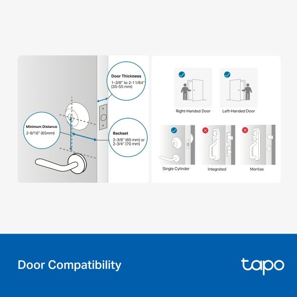 TP-Link Tapo DL100 Smart Wi-Fi Deadbolt TP-Link Tapo DL100 Smart Wi-Fi Deadbolt