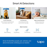 TP-Link Tapo TC72 Pan/Tilt AI Home Security Wi-Fi Camera