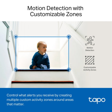 TP-Link Tapo TC72 Pan/Tilt AI Home Security Wi-Fi Camera