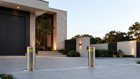 AUSLOCK Automatic Hydraulic Rising Bollards — Double Package