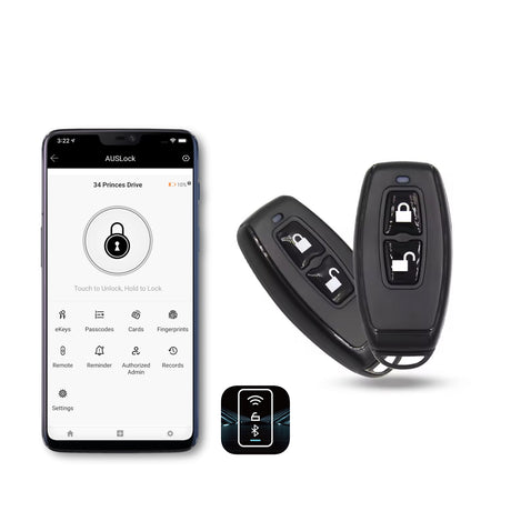 AUSLOCK Remote Key Fob for Smart Locks | Wireless Remote Access