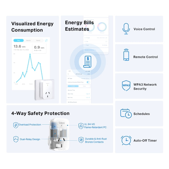 TP-Link Tapo P110 Smart Wi-Fi Plug with Energy Monitoring