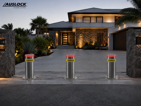 AUSLOCK Automatic Hydraulic Rising Security Bollard