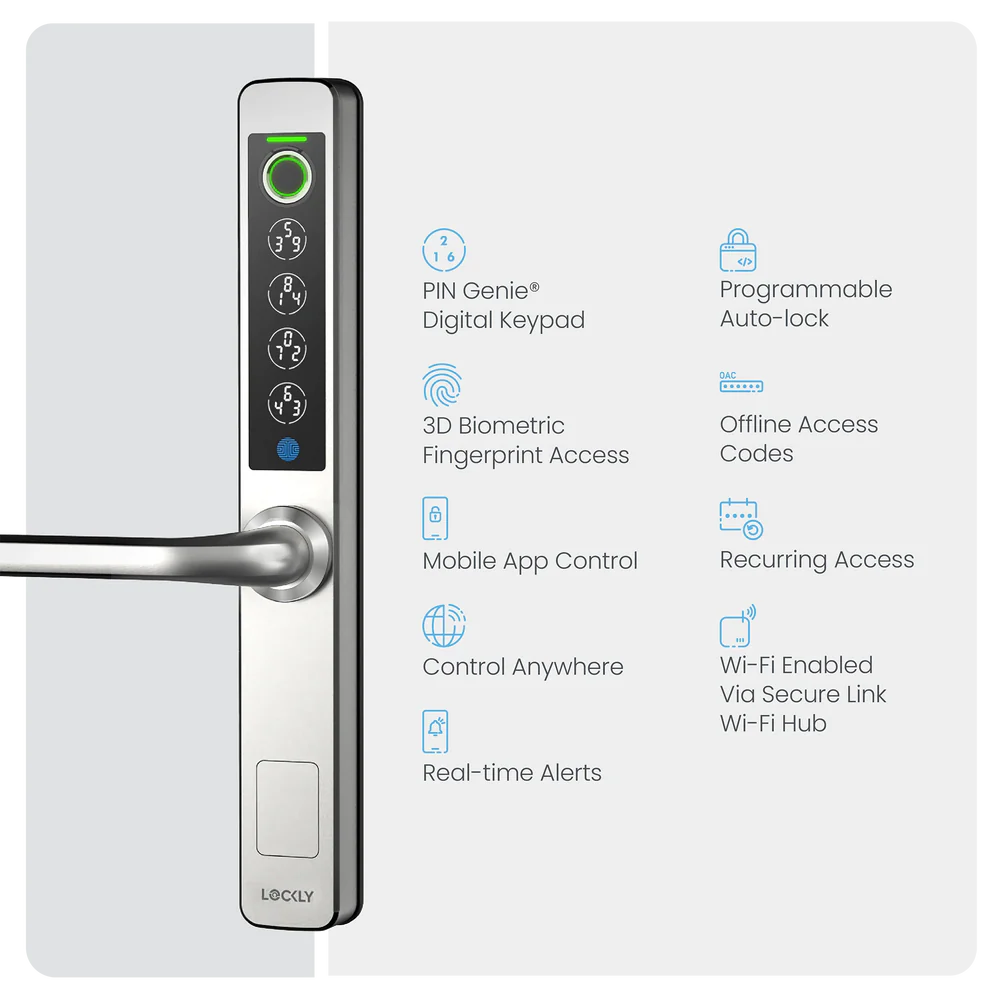Lockly Guard Athena for Narrow Frame Doors