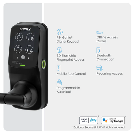 Lockly Secure Plus Smart Lock Latch