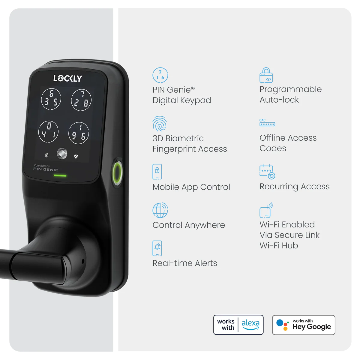 Lockly Secure Pro Smart Lock Latch