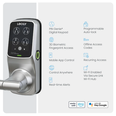 Lockly Secure Pro Smart Lock Latch
