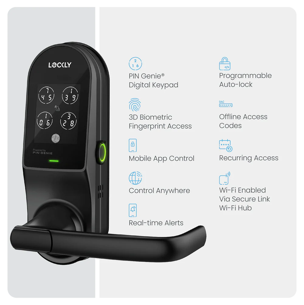 Lockly Guard Duo UL Fire-Rated Interconnected Smart Lock