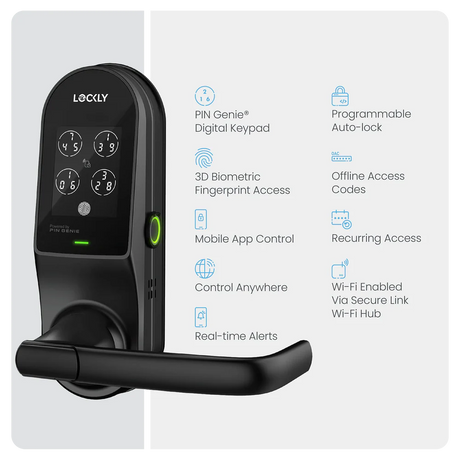 Lockly Guard Duo UL Fire-Rated Interconnected Smart Lock