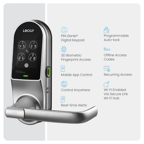 Lockly Guard Duo UL Fire-Rated Interconnected Smart Lock