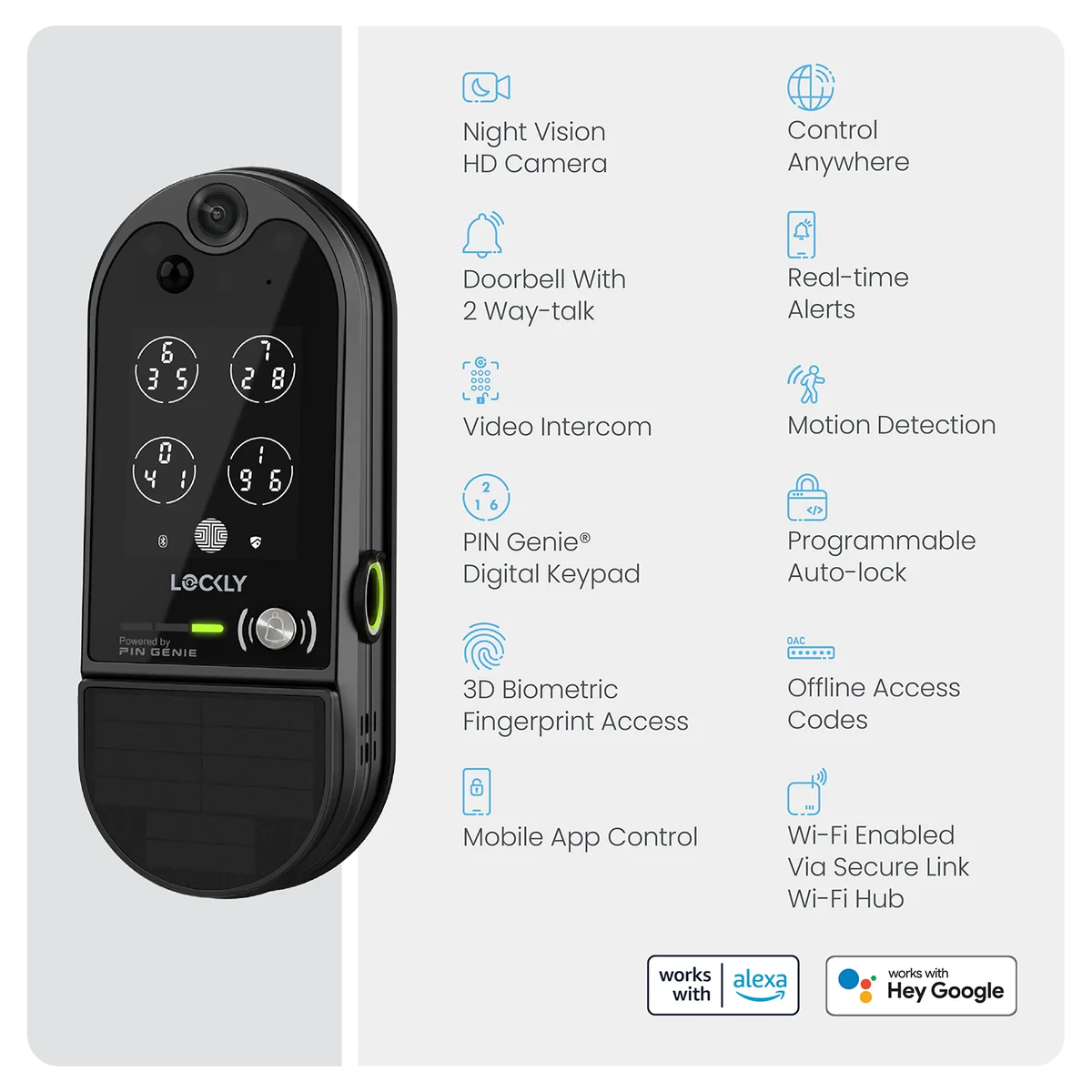 Lockly Vision Elite Smart Lock