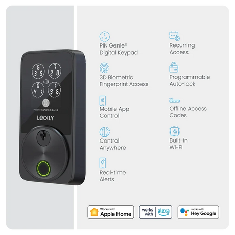 Lockly Secure Pro Zeno Series Fingerprint Smart Lock