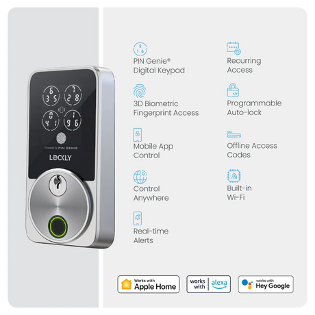 Lockly Secure Pro Zeno Series Fingerprint Smart Lock
