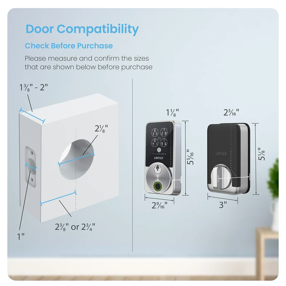 Lockly Secure Pro Zeno Series Fingerprint Smart Lock
