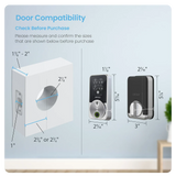 Lockly Secure Pro Zeno Series Fingerprint Smart Lock