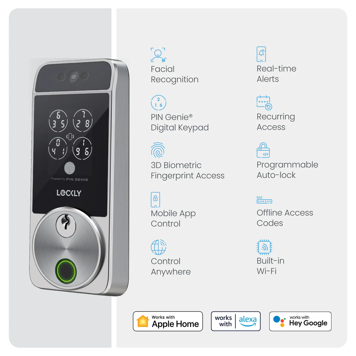 Lockly Visage Zeno Smart Lock