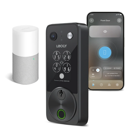 Lockly Vision Zeno Smart Lock | 2K Video Doorbell + Apple Home Key Australia