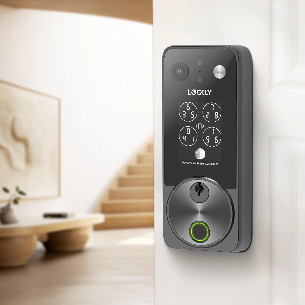 Lockly Vision Zeno Smart Lock | 2K Video Doorbell + Apple Home Key Australia