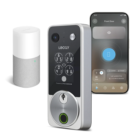 Lockly Vision Zeno Smart Lock | 2K Video Doorbell + Apple Home Key Australia