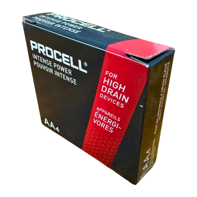 Procell Intense PX1500 AA Batteries – 4 Pack