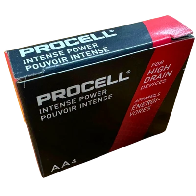 Procell Intense PX1500 AA Batteries – 4 Pack