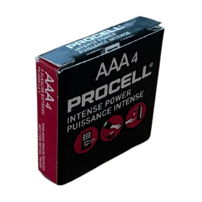 Procell Intense PX2400 AAA Batteries – 4 Pack