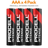 Procell Intense PX2400 AAA Batteries – 4 Pack