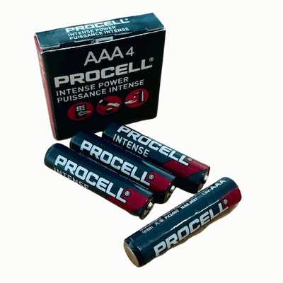 Procell Intense PX2400 AAA Batteries – 4 Pack