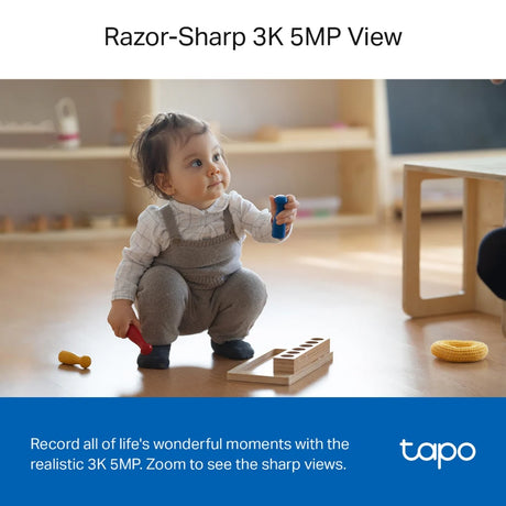 TP-Link Tapo TC74 Pan/Tilt AI Home Security Wi-Fi Camera
