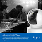 TP-Link Tapo C222 Pan/Tilt AI Home Security Wi-Fi Camera