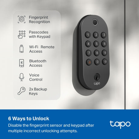 TP-Link Tapo DL105 Smart Wi-Fi Deadbolt