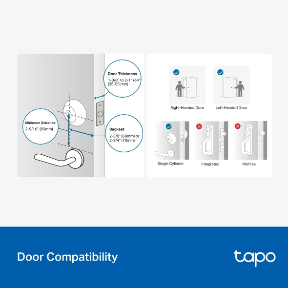 TP-Link Tapo DL105 Smart Wi-Fi Deadbolt