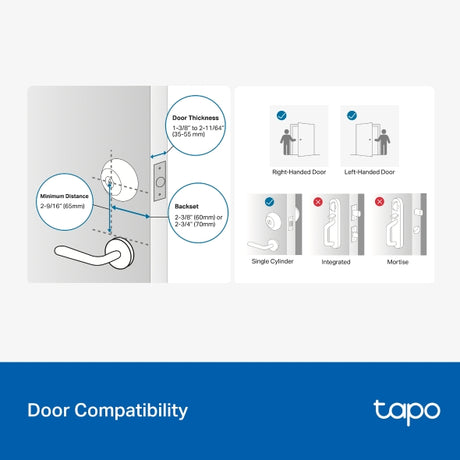 TP-Link Tapo DL105 Smart Wi-Fi Deadbolt