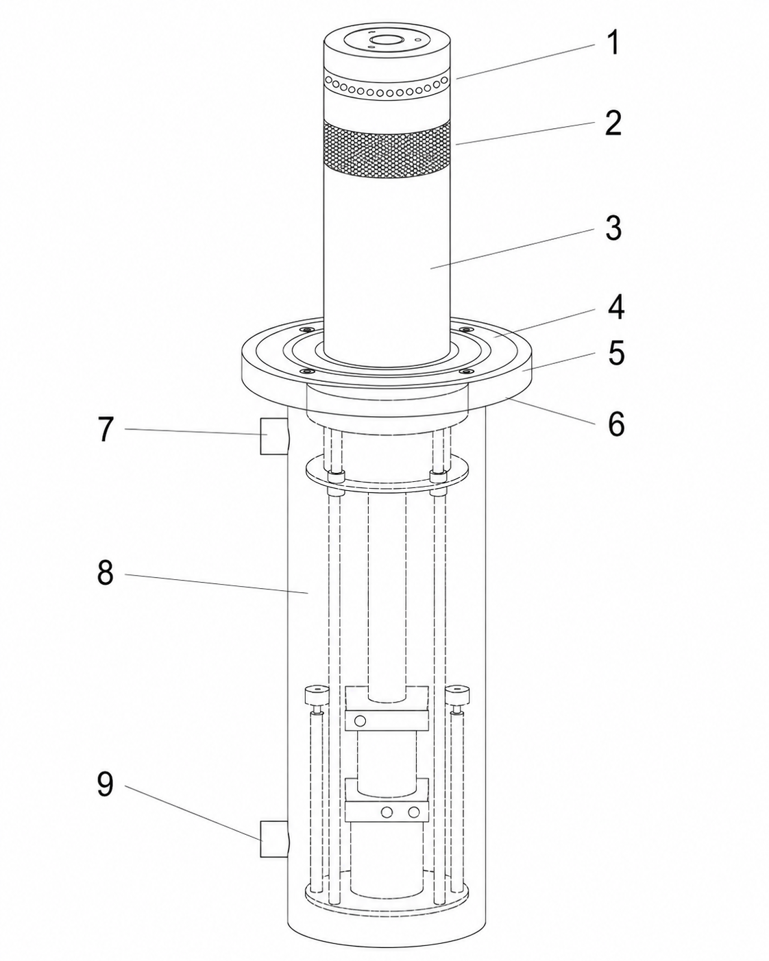 AUSLOCK Automatic Hydraulic Rising Bollards — Double Package