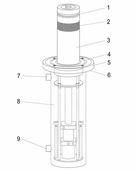 AUSLOCK Automatic Hydraulic Rising Bollards — Double Package